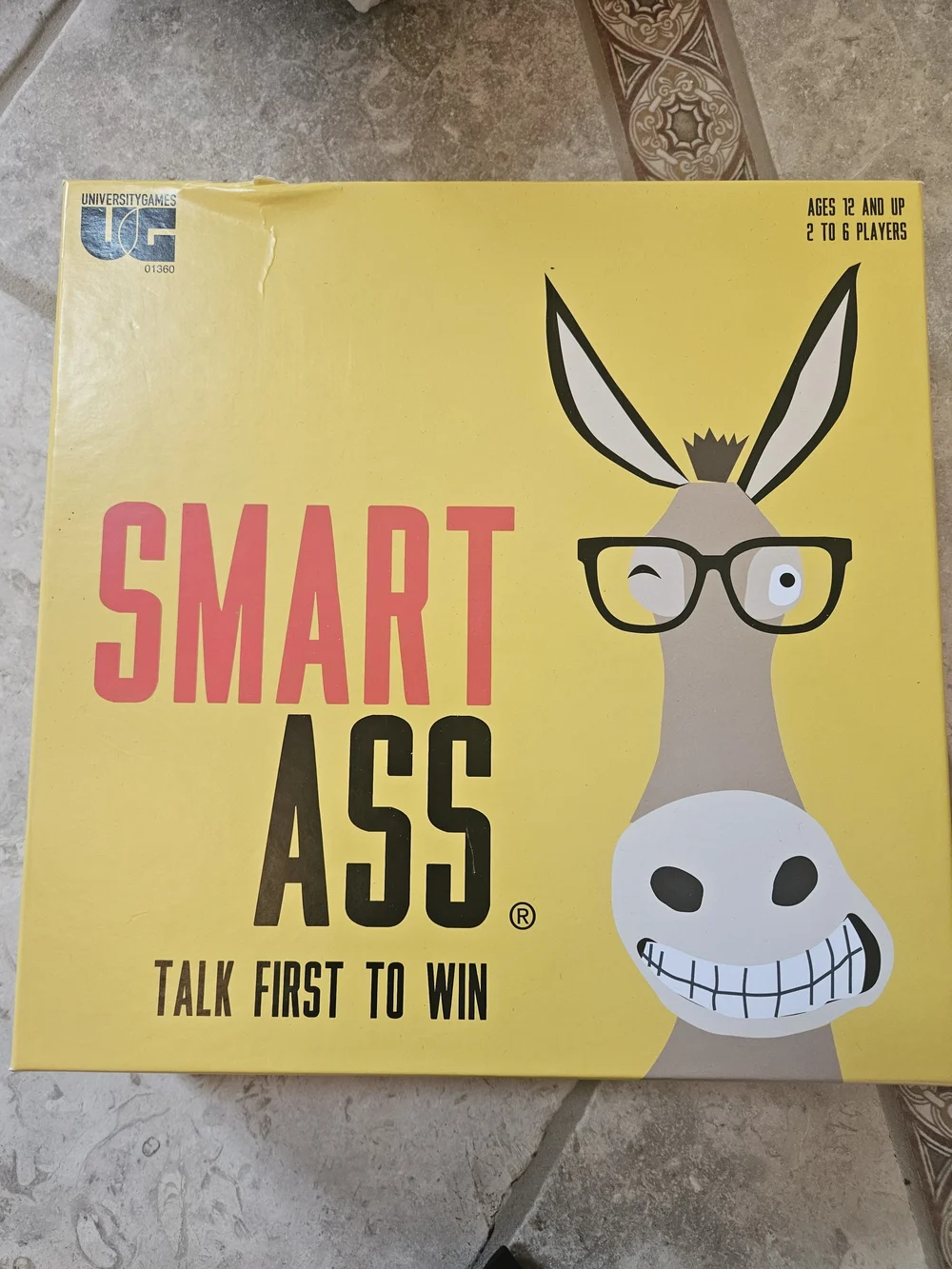 Smart Ass Party Game - Yellow